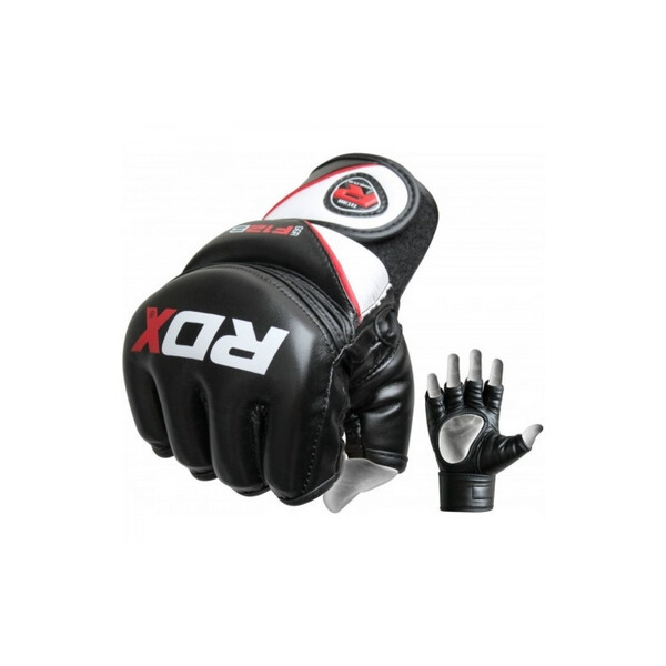 

Перчатки ММА RDX Rex Leather Black - M