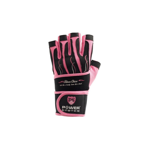 

Перчатки спортивные Power System Fitness Chica Pink - L