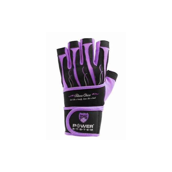 

Перчатки спортивные Power System Fitness Chica Purple - L