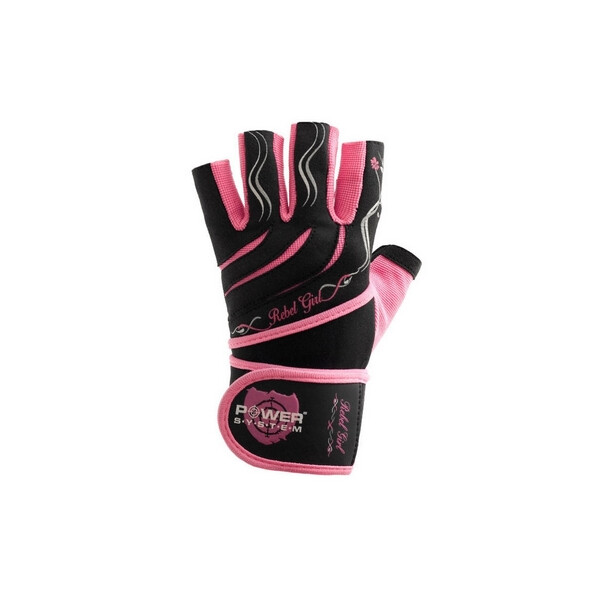

Перчатки спортивные Power System Rebel Girl Pink - L