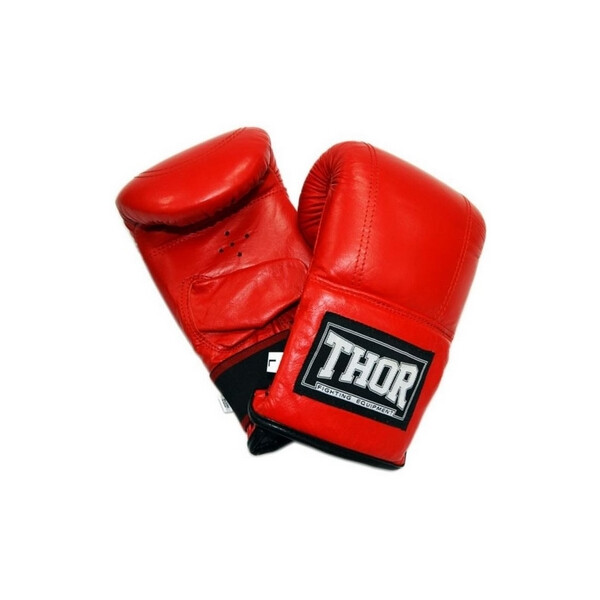 

Перчатки снарядные Thor 606 Leather красные - L