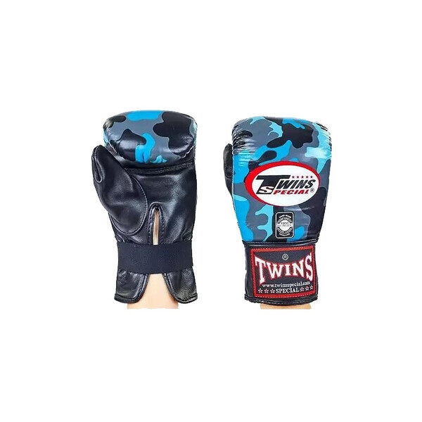 

Перчатки снарядные кожаные Twins FTBGL-1F-NB синие - XL