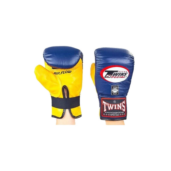 

Перчатки снарядные кожаные Twins TBGL-6F-BU синие - XL
