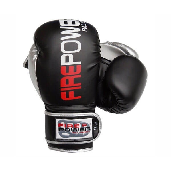 

Боксерские перчатки FirePower FPBGA9 (10oz) Черные с серебряным