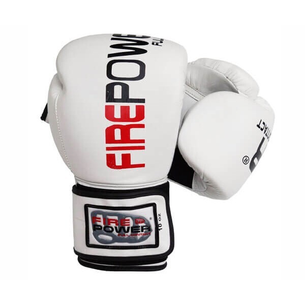 

Боксерские перчатки FirePower FPBG2 (12oz) Белые