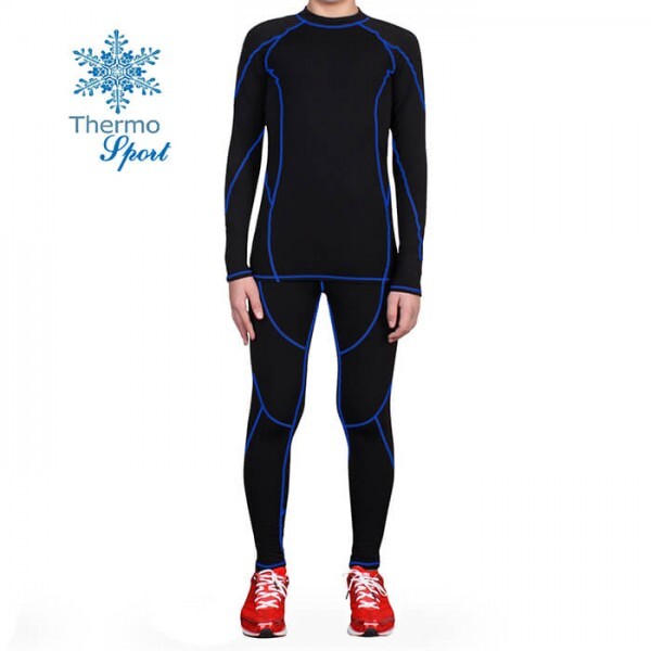 

Термобелье мужское FirePower Sport Polarflis-Stretch (XXL) Черное с синим