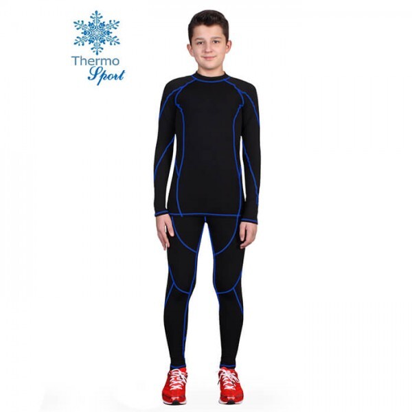 

Термобелье детское FirePower Sport Polarflis-Stretch (38) Черное с синим