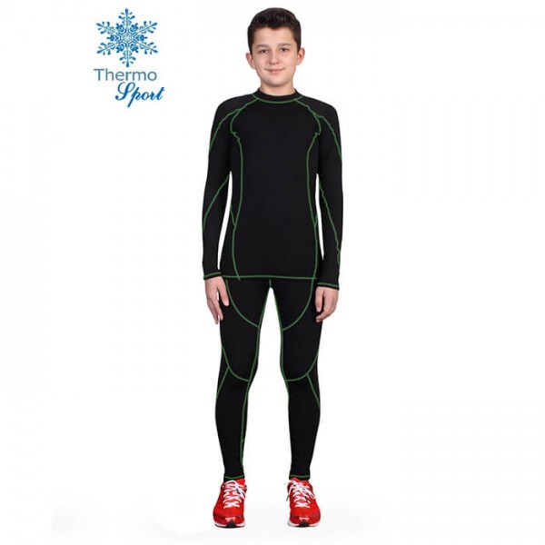 

Термобелье детское FirePower Sport Polarflis-Stretch (34) Черное с зеленым