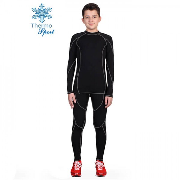 

Термобелье детское FirePower Sport Polarflis-Stretch (36) Черное с серым