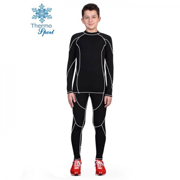 

Термобелье детское FirePower Sport Polarflis-Stretch (34) Черное с белым