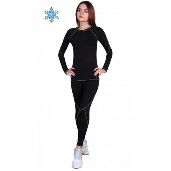 

Термобелье женское FirePower Sport Polarflis-Stretch (XL) Черное с серым