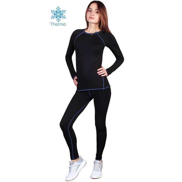 

Термобелье женское FirePower Polarflis-Stretch (XXL) Черное с синим