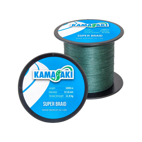 

Шнур Kamasaki Super Braid 0.15mm 1000m (30520915)