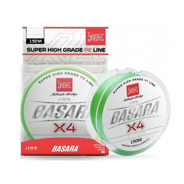 

Шнур Lucky John Basara Light Green Х4 PE 150m 0.154mm Светло-зеленый (LJ4100-015)