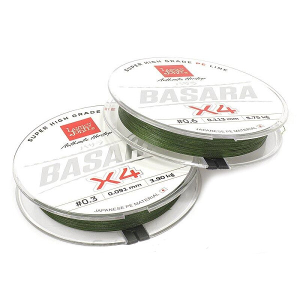 

Шнур Lucky John Basara Green Х4 PE 125m 0.175mm Зеленый (LJ4104-017)