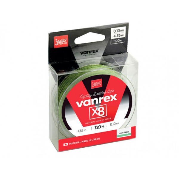 

Шнур Lucky John Vanrex Х8 120m 0,13mm Зеленый (LJ4112-013)