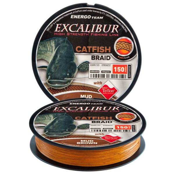

Шнур EnergoTeam Excalibur Catfish 8 Braid 0,40mm 36,36kg 150m (30970040)