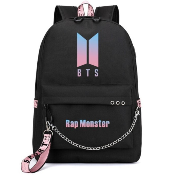 

Рюкзак Gravit Rap Monster БТС - BTS Bangtan Boys Черный (6897)