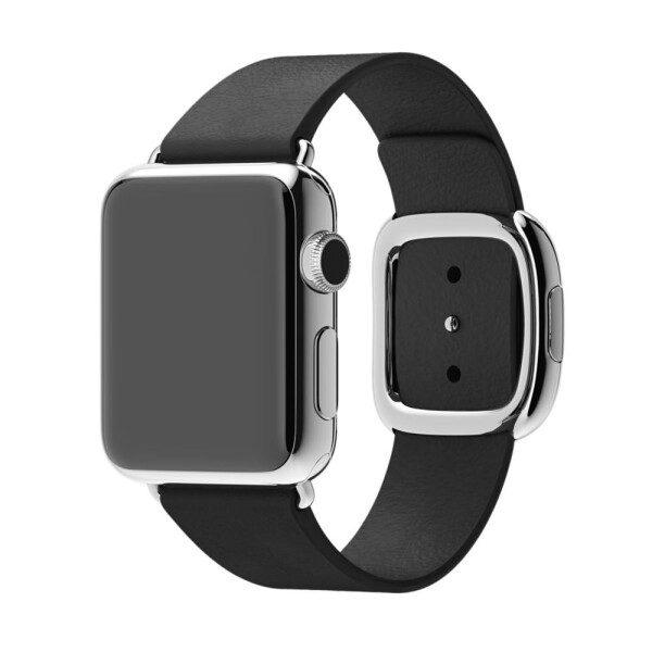 

Ремешок DK Leather Modern Buckle Магнитный замок для Apple Watch 38 / 40 mm (black)