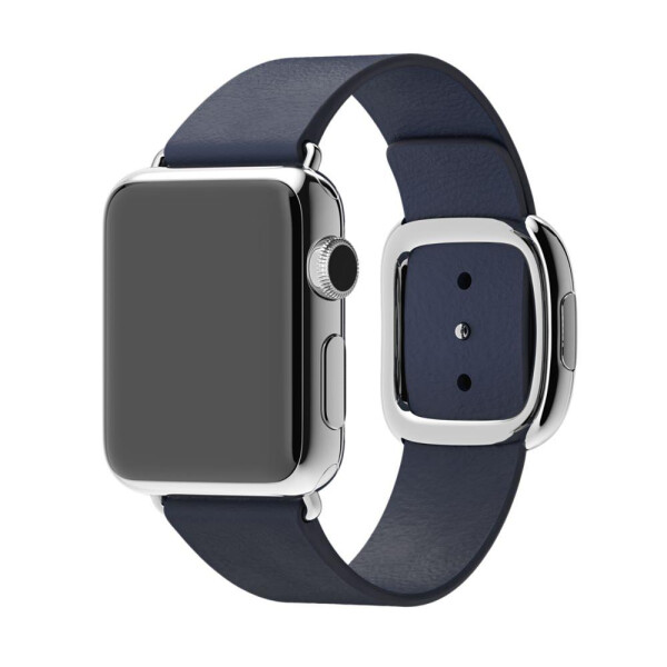 

Ремешок DK Leather Modern Buckle Магнитный замок для Apple Watch 38 / 40 mm (dark blue)