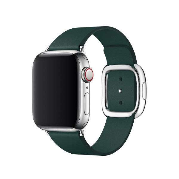 

Ремешок DK Leather Modern Buckle Магнитный замок для Apple Watch 42 / 44 mm (dark green)