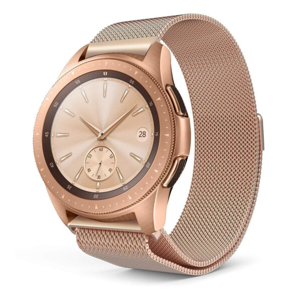 

Ремешок DK Metal Milanese Loop Magnetic для Samsung Watch (40/42/44) (R500/R810/R820/R830) 20mm (pink rose)