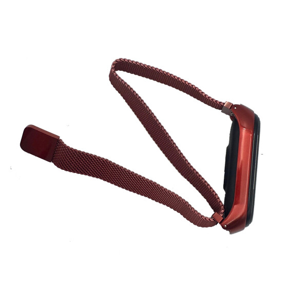 

Ремешок DK Metal Milanese Loop Magnetic для Xiaomi Mi Band 3 / 4 (red)