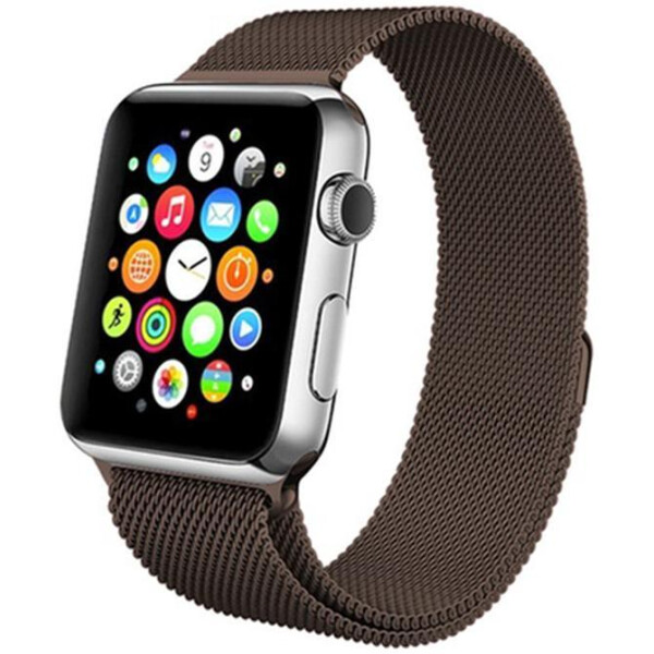 

Ремешок металл Milanese Loop для Apple Watch 38 / 40mm (coffee)