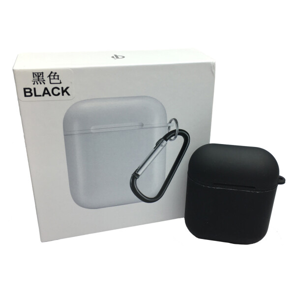 

Чехол-накладка пластик Wireless Charging Case для Apple AirPods (black)