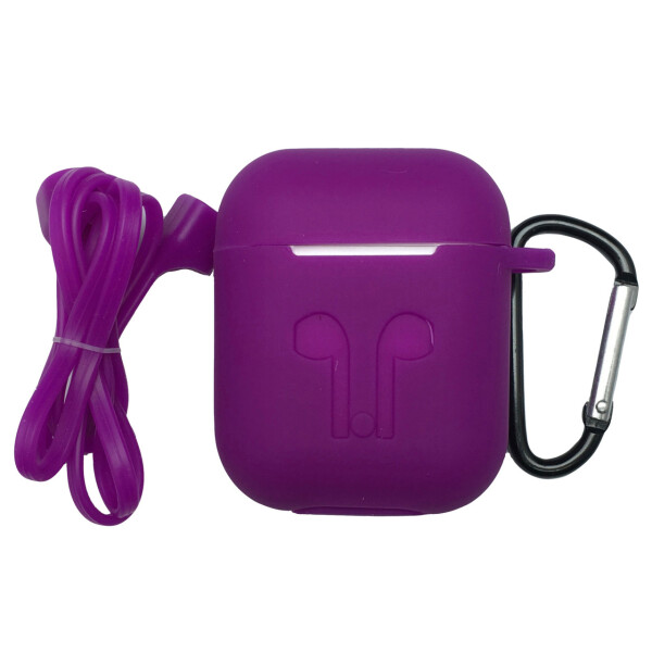 

Чехол-накладка силикон DK Candy Mold Cord для Apple AirPods (light violet)