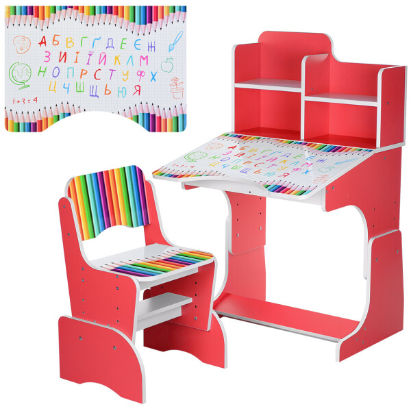 

Парта Bambi The pencils B 2071-77-4 Red (B 2071-77)