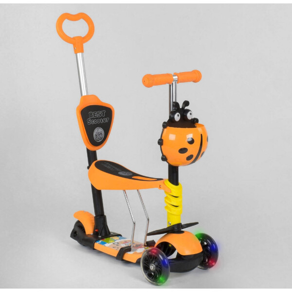 

Самокат 5 в 1 Best Scooter Божья коровка 92124 Orange-yellow (92124)