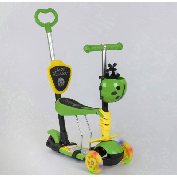 

Самокат 5 в 1 Best Scooter Божья коровка 28465 Green / Yellow (28465)
