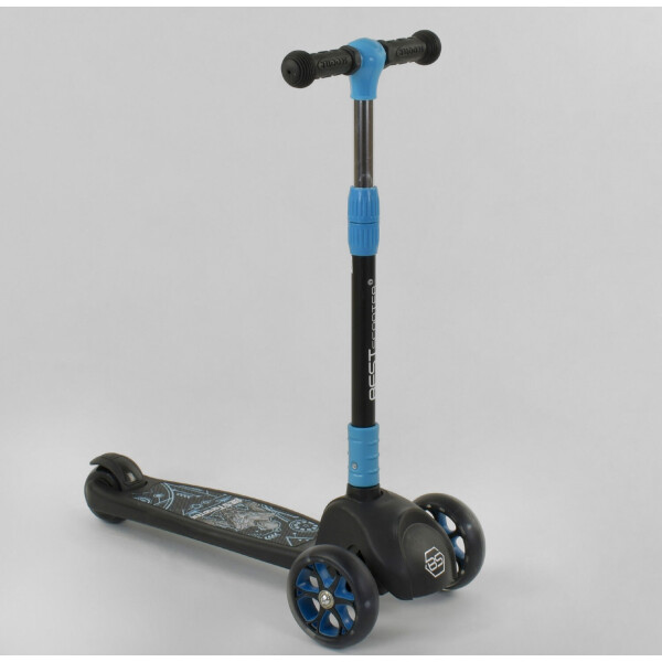 

Самокат Best Scooter свет колес и дисков Black (41522)
