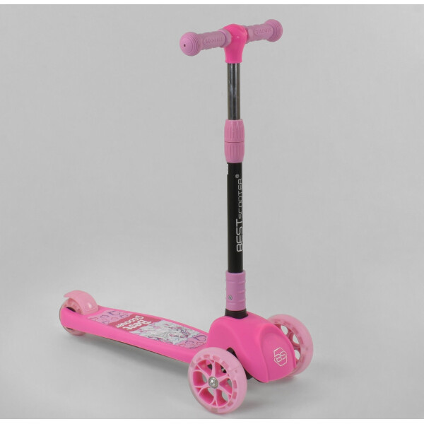 

Самокат Best Scooter свет колес и дисков Pink (47787)