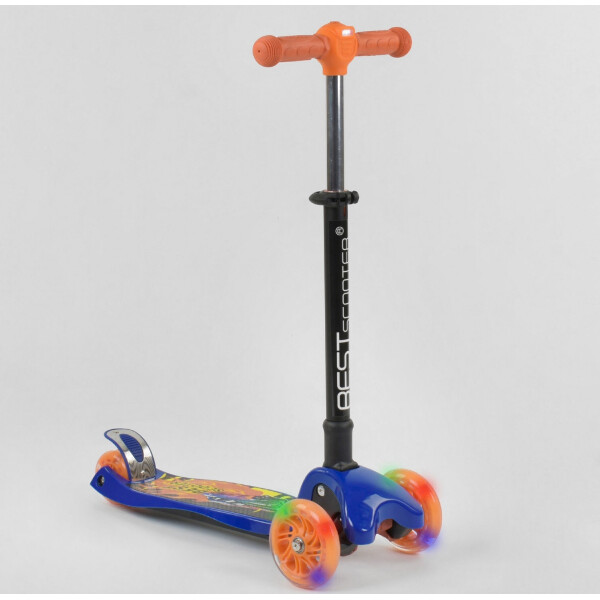 

Самокат с фарой Best Scooter 98533 Blue / Orange (98533)