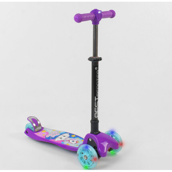 

Самокат с фарой Best Scooter 66958 Purple (66958)