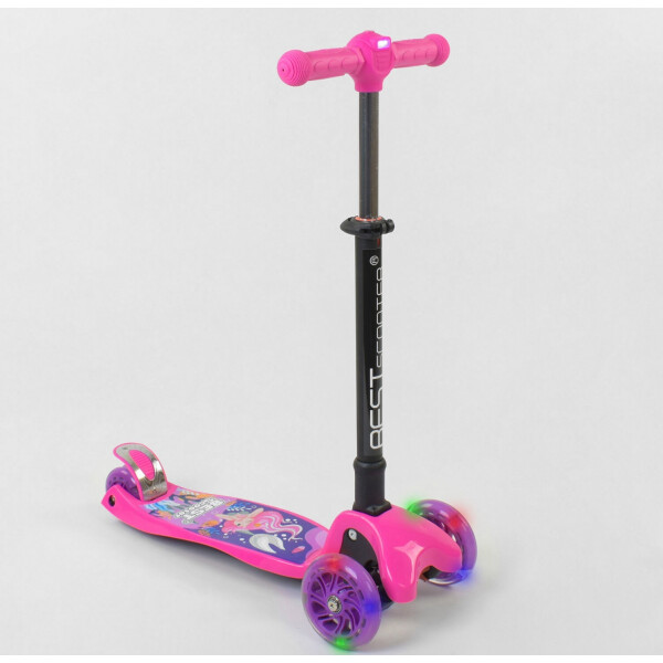 

Самокат с фарой Best Scooter 97366 Pink (97366)