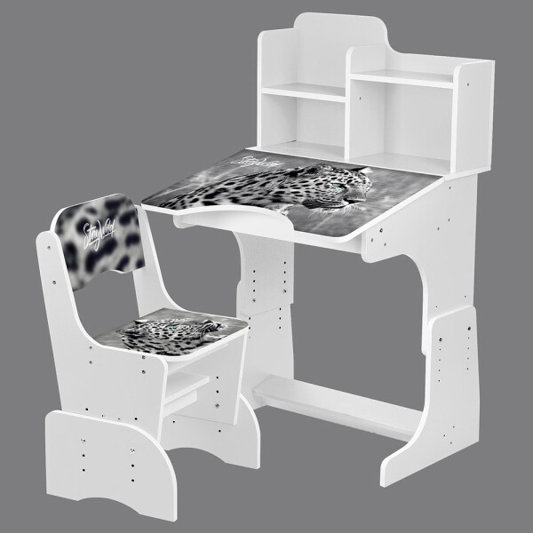 

Парта Bambi Леопард черно-белый B 2071-93-1(EN) White (B 2071-93)