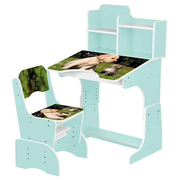 

Парта Bambi Puppy&Cat B 2071-90-3(EN) Mint (B 2071-90)
