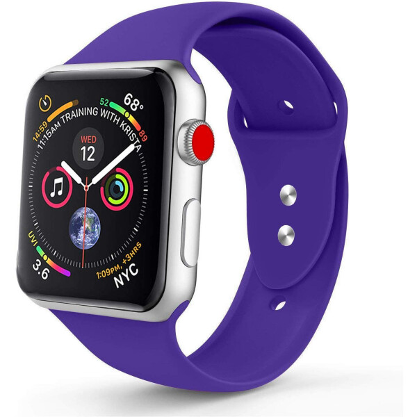

Силиконовый ремешок Epik для Apple watch 42mm / 44mm Фиолетовый / Grape