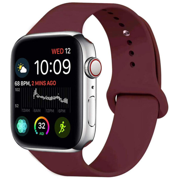 

Силиконовый ремешок Epik для Apple watch 42mm / 44mm Бордовый / Maroon