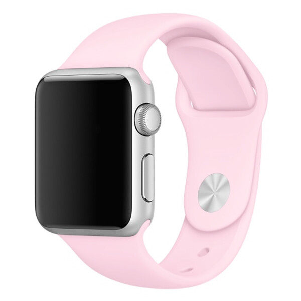

Силиконовый ремешок Epik для Apple watch 42mm / 44mm Розовый / Light Pink