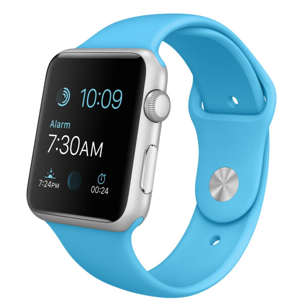 

Силиконовый ремешок Epik для Apple watch 38mm / 40mm Голубой / Blue
