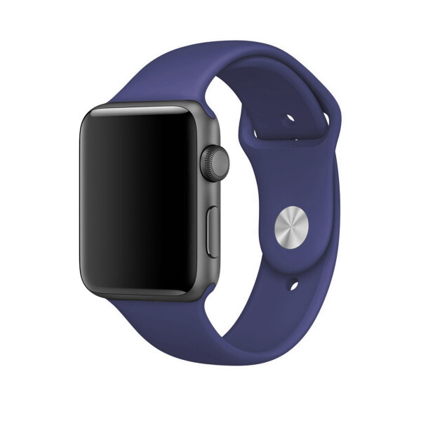 

Силиконовый ремешок Epik для Apple watch 42mm / 44mm Синий / Navy Blue