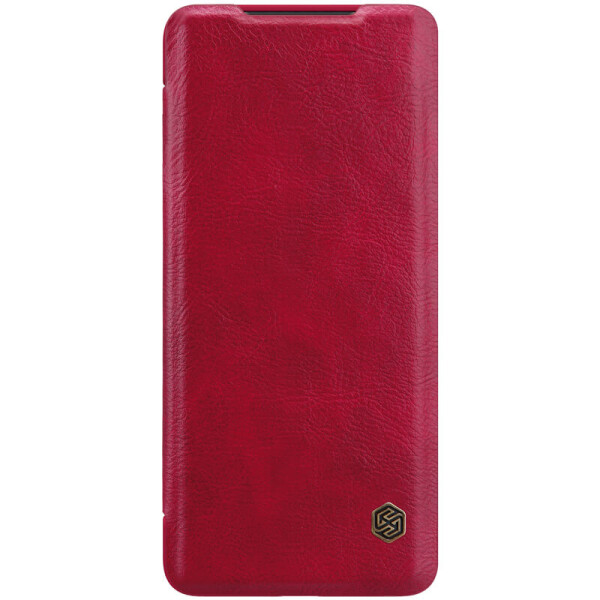 

Противоударный Чехол книжка Nillkin Qin Series NEW для Samsung Galaxy S11 Plus Красный