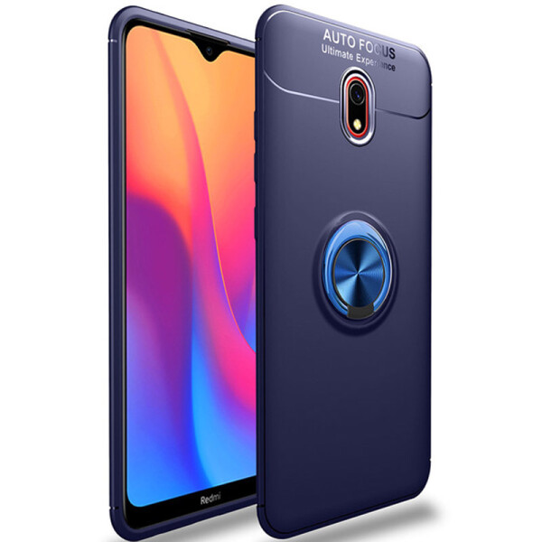 

Противоударный Чехол накладка Deen ColorRing NEW с магнитным держателем для Xiaomi Redmi 8A Синий / Blue
