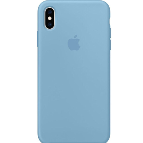 

Противоударный Чехол накладка Epik с закрытым низом NEW для Apple iPhone XS Max Голубой / Cornflower