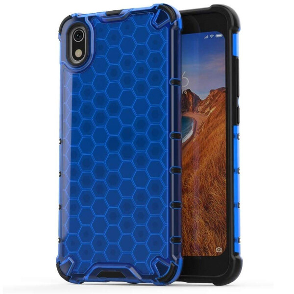 

Противоударный Чехол накладка Epik Transformer Honeycomb для Xiaomi Redmi 7A Синий