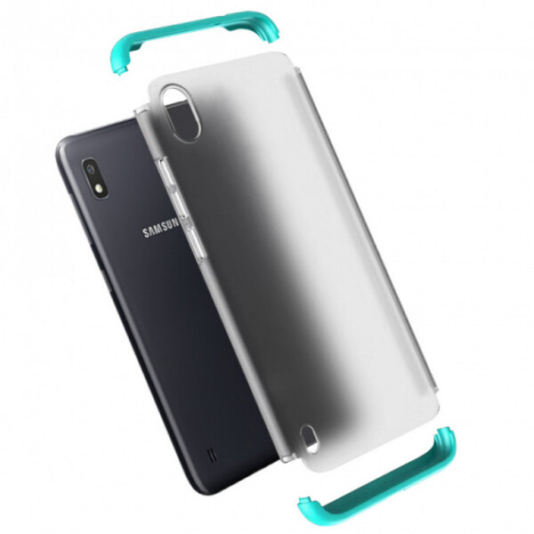 

Противоударный Чехол Матовая PC накладка GKK LikGus 360 градусов NEW для Samsung Galaxy A10 (A105F) Бирюзовый